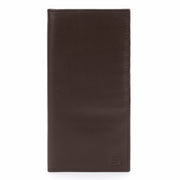 Men's Genuine Leather XL Checkbook Wallet Dark Brown Handcrafted Pakistan