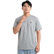 SLIMTA Men's Moisture Wicking Dry Fit T-Shirt Pebble Grey Front View