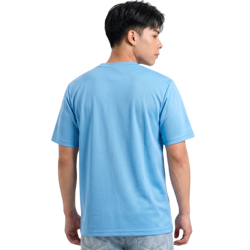 SLIMTA Men's Dry Fit T-Shirt – Sky Blue | Lightweight Moisture-Wicking Crew Neck Tee | Everyday Casual & Active Wear