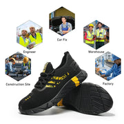 2092 B-Yellow Safety Shoes - SLIMTA