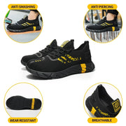 2092 B-Yellow Safety Shoes - SLIMTA