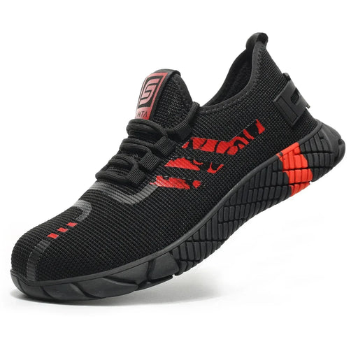 2092 Red Safety Shoes - SLIMTA