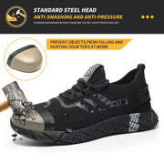 2092 S Series Grey Safety Shoes - SLIMTA