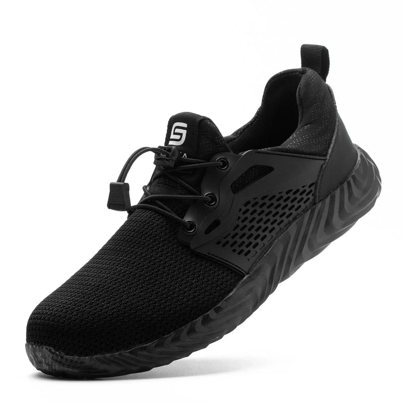 223 Ryder Black Safety Shoes - SLIMTA