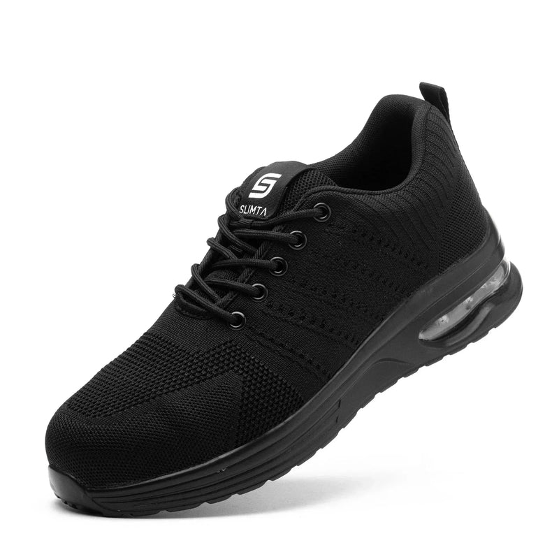 333 Flyer Black Safety Shoes - SLIMTA
