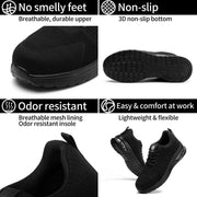 333 Flyer Black Safety Shoes - SLIMTA