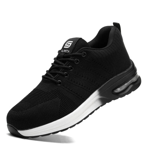 Flyer White Safety Shoes – Lightweight Steel Toe Comfort - SLIMTA