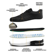 Flyer White Safety Shoes – Lightweight Steel Toe Comfort - SLIMTA