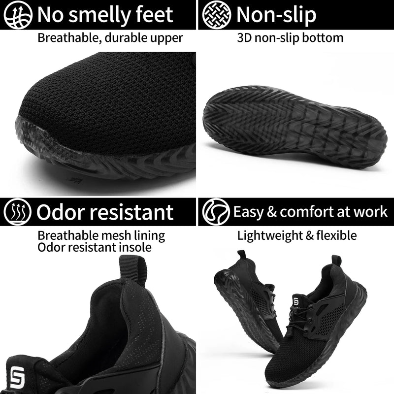 223 Ryder Black Safety Shoes