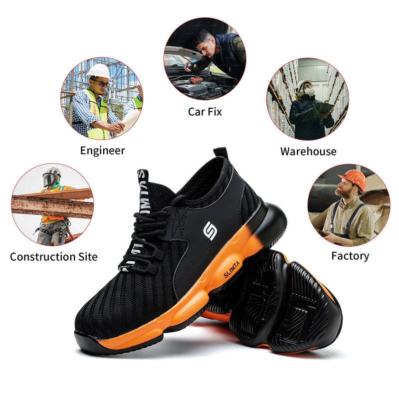 832 Airwalk Orange Safety Shoes