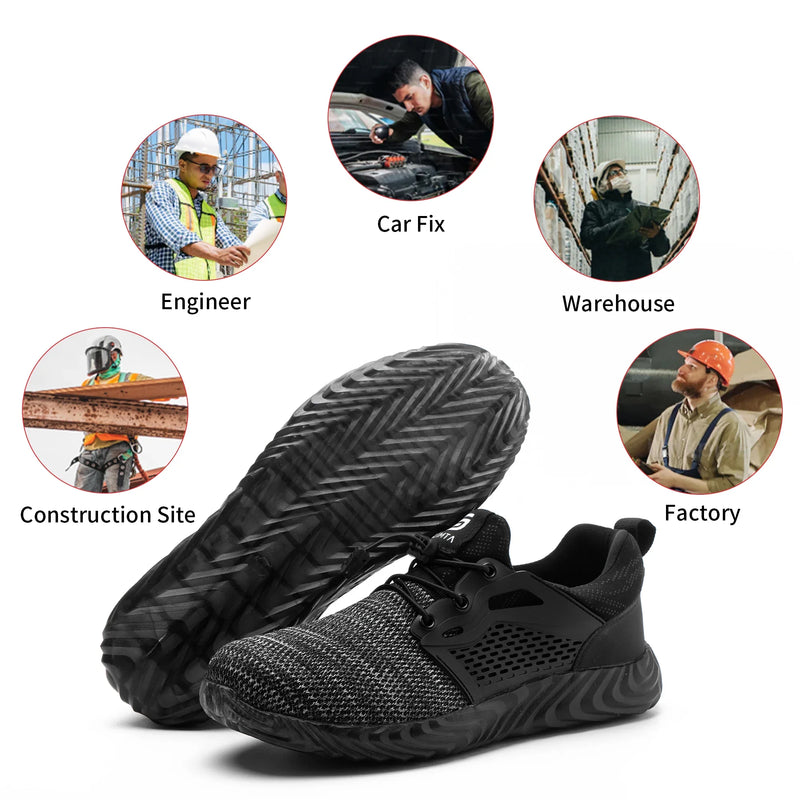 223 Ryder Grey Safety Shoes