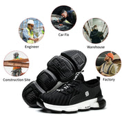 832 Airwalk Safety Shoes | Steel Toe, Lightweight, Breathable Work Boots - SLIMTA