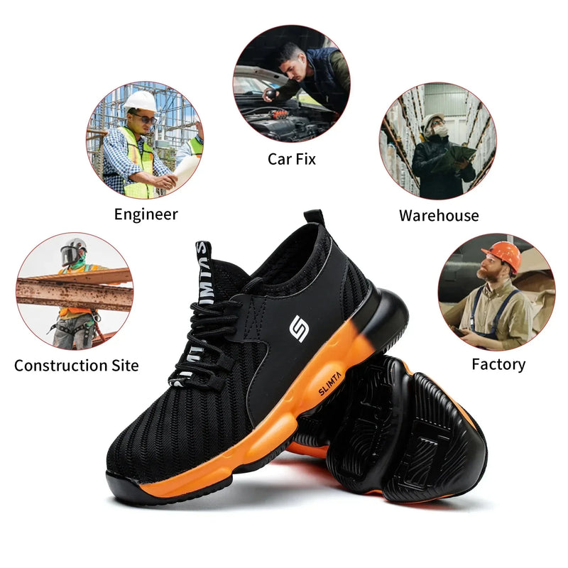 832 Airwalk Safety Shoes | Steel Toe, Durable & Comfortable - SLIMTA
