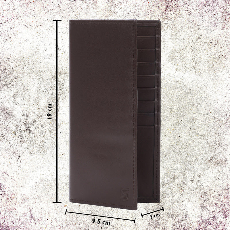 SLIMTA Men's Genuine Leather Wallet RFID Protected with 6 Card Slots