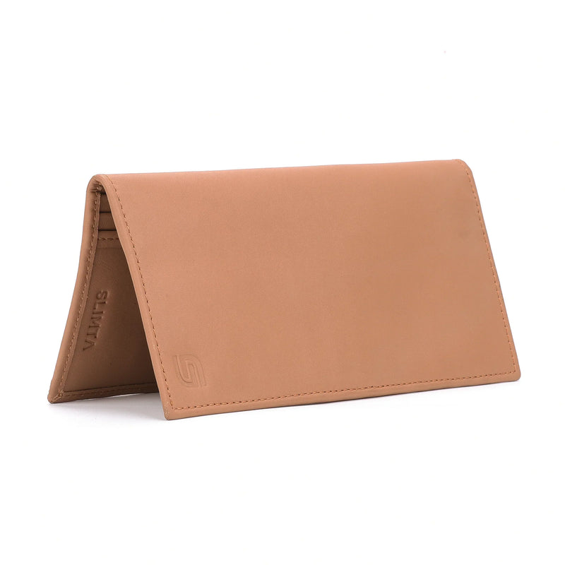 SLIMTA Men's Genuine Leather Wallet RFID Protected with 6 Card Slots