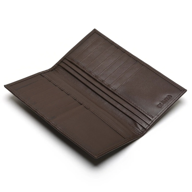 SLIMTA Men's Genuine Leather Wallet RFID Protected with 6 Card Slots