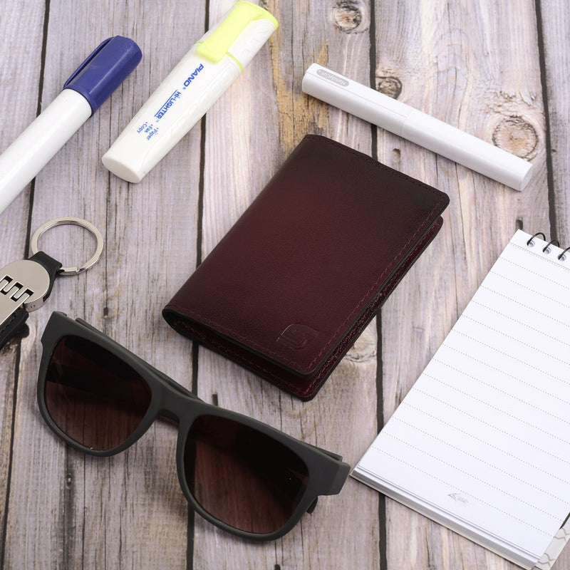 SLIMTA Genuine Leather Wallet for Men | Minimalist Card Holder