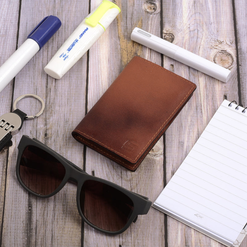 SLIMTA Genuine Leather Wallet for Men | Minimalist Card Holder