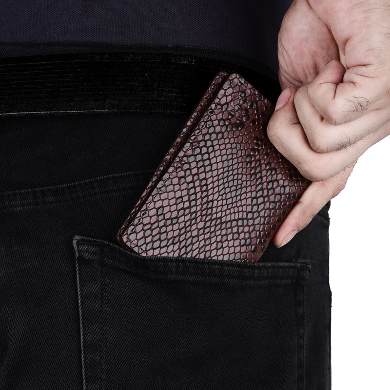 SLIMTA Genuine Leather Wallet for Men | Minimalist Card Holder