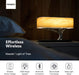 Bedside Lamp with Bluetooth Speaker and Wireless Charger - SLIMTA