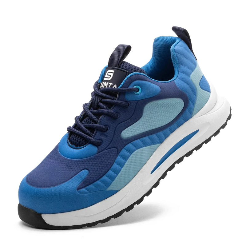 Blue Defender Protective Safety Shoes – Steel Toe & Durable - SLIMTA