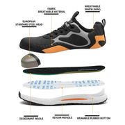 Defender Orange Safety Shoes - SLIMTA