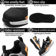 Defender Orange Safety Shoes - SLIMTA