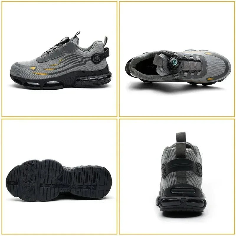 S804 Grey Safety Shoes - SLIMTA