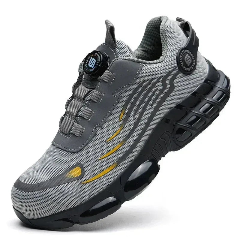 S804 Grey Safety Shoes - SLIMTA
